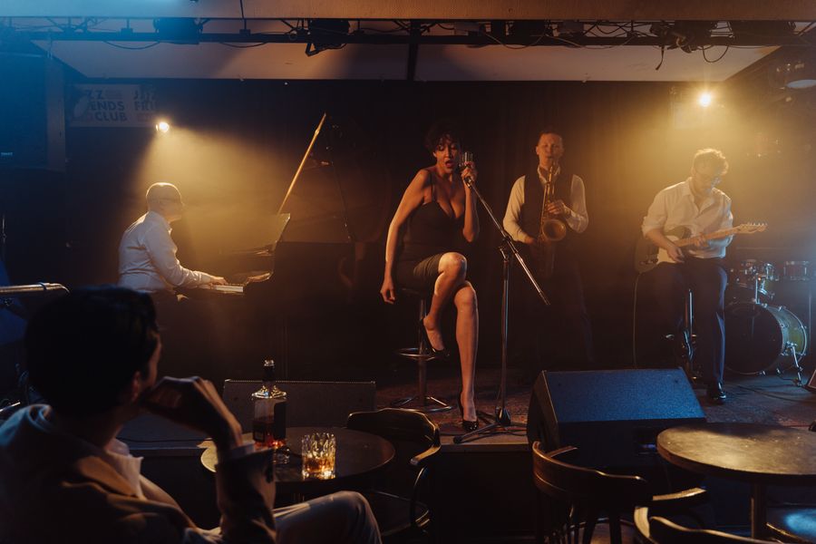 Band playing live music